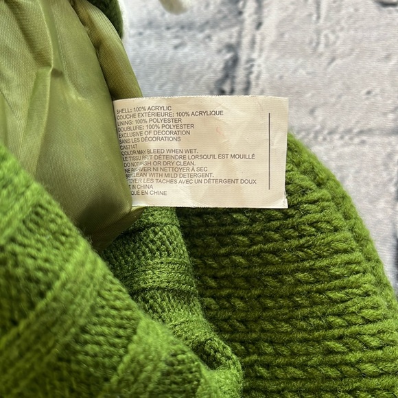 Green Christmas stocking, letter “T” - Picture 3 of 4